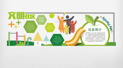 創(chuàng)意時(shí)尚文明社區(qū)文化墻宣傳模板設(shè)計(jì) PSD分層素材下載與數(shù)字文化創(chuàng)意應(yīng)用